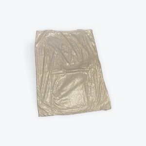 Time and Tru Shimmering Gold Skirt
